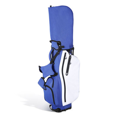 Golf Cart Bag with 7-Way Top Divider and Full-Length Club Organizers, Blue Oxford Fabric Stand Bag
