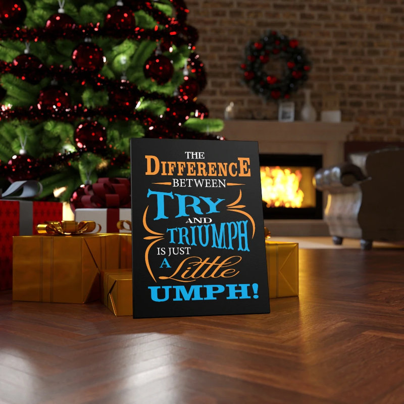 A Little Umph! - Wrapped Canvas Print, 61cm H x 46cm W