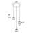 Rothley 3 - Light Chrome Cluster Pendant