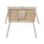 Table de salle à manger extensible en bois massif Ginna