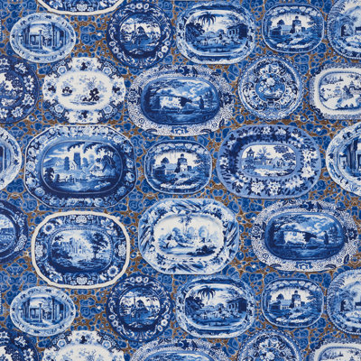 Papier peint Schumacher x Johnson Hartig Plates & Platters