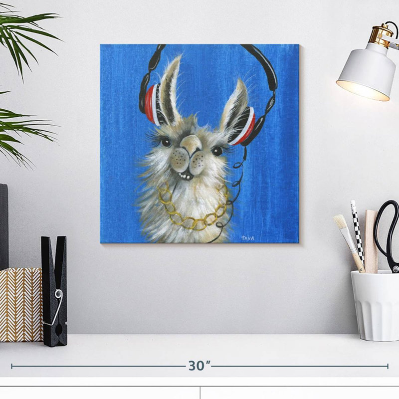 Ketti Llama Jammin', 16" H x 16" W