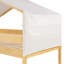 Lit simple superposé en bois avec tente-1277316041
