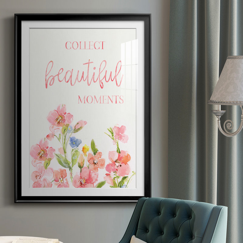 Beautiful Moments - Single Picture Frame Print, 42.5" H x 30.5" W x 1" D, Black