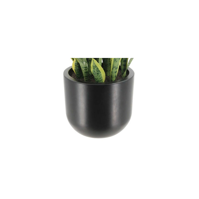 30" Artificial Snake Plants in Black Pots