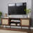 TV Stand For 55/65/70 Inch TV, Boho 59" Entertainment Center With Storage, Modern Mid Century Media Console With Rattan Doors And Adjustable Shelf, Wood TV Stand For Living Room-1736728840-1734055725