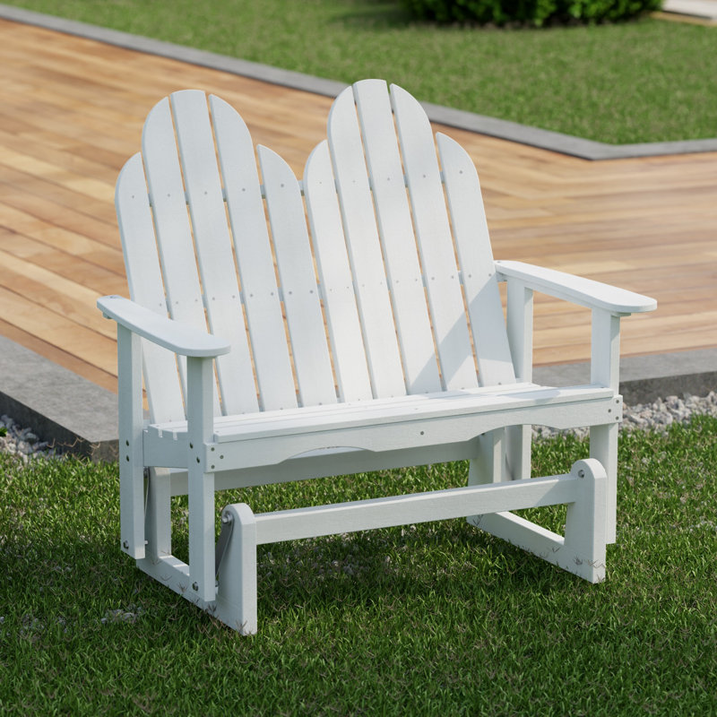 Fauteuil oscillant classique Adirondack, Blanc