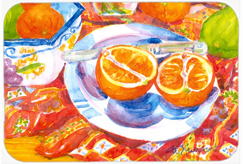 Tapis de floride oranges de caroline de floride pour planche à découper en verre déjeuner