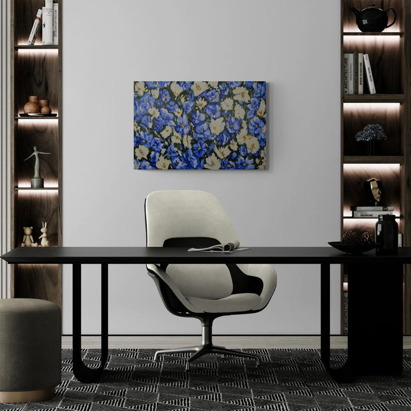 Morning Glories, 20" H x 30" W