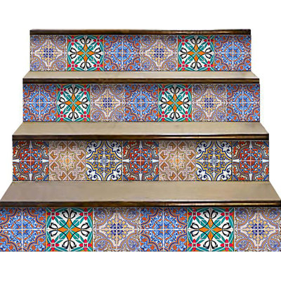 Carrelage mosaïque auto-adhésif en vinyle Mancuso