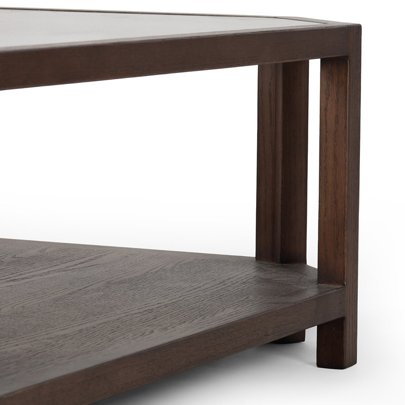 JENZEN Glass Top Single Coffee Table