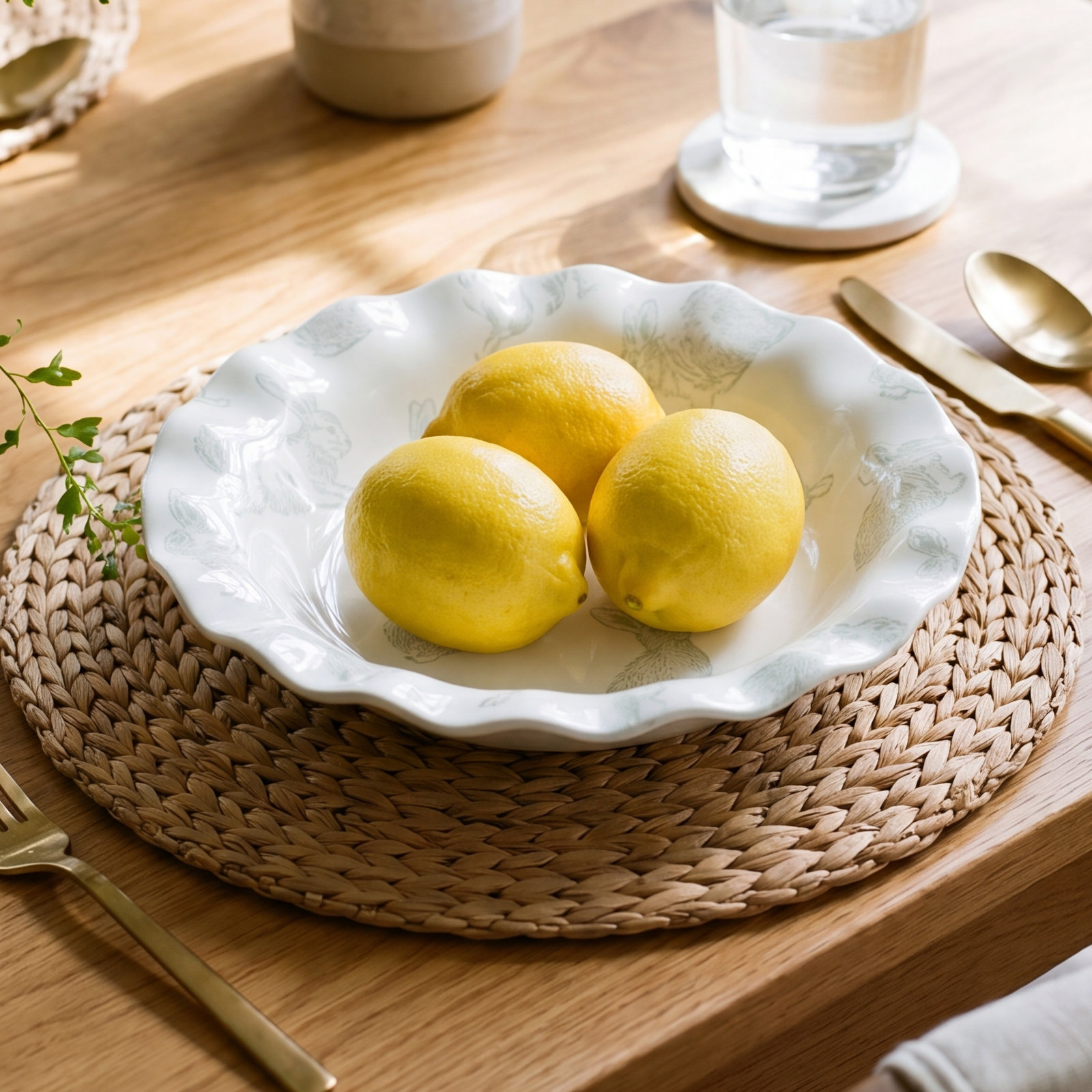 Easter Ceramic Serving Bowl