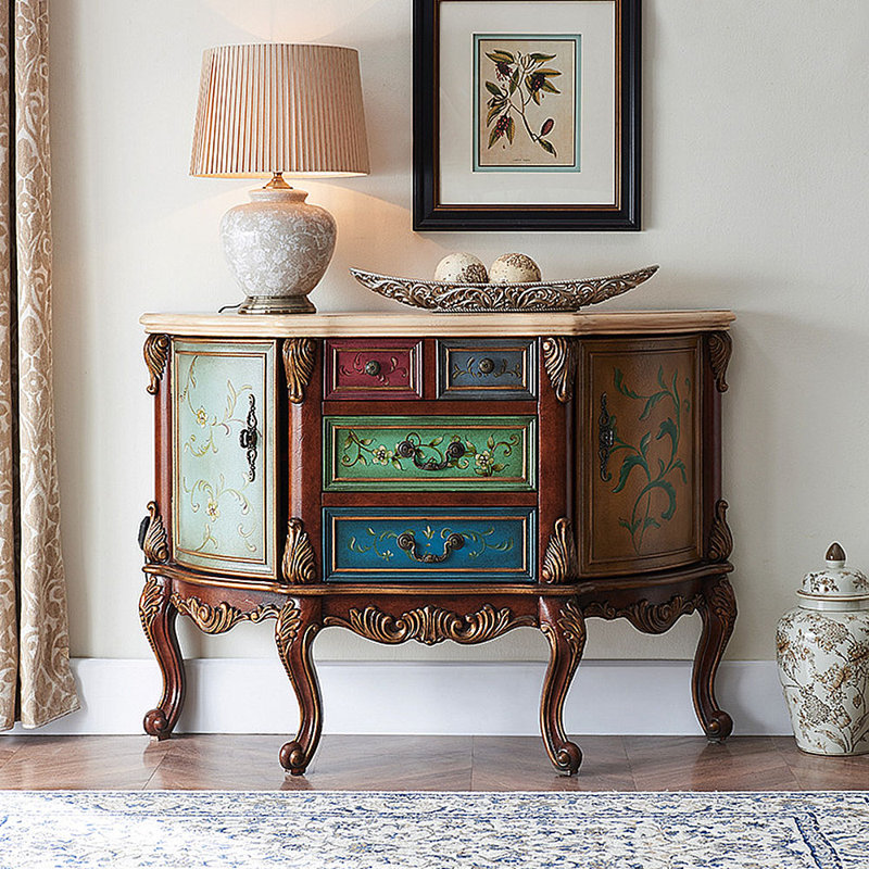 Armoire de rangement avec buffet décoratif American
