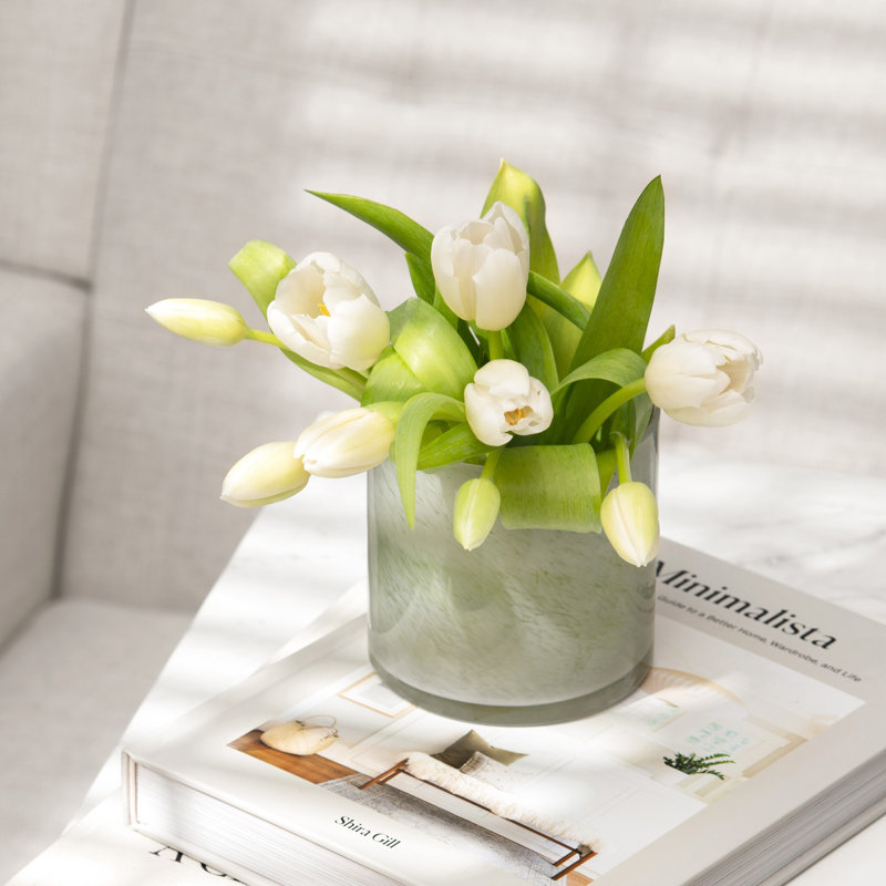 Fresh Cut Gardenia Scented Jar Candle, 4" H x 4" W x 4" D
