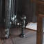 Radiator Valves Artistic Angled Traditional Style Valves in Raw Metal Grey (Perfect for Cast Iron)