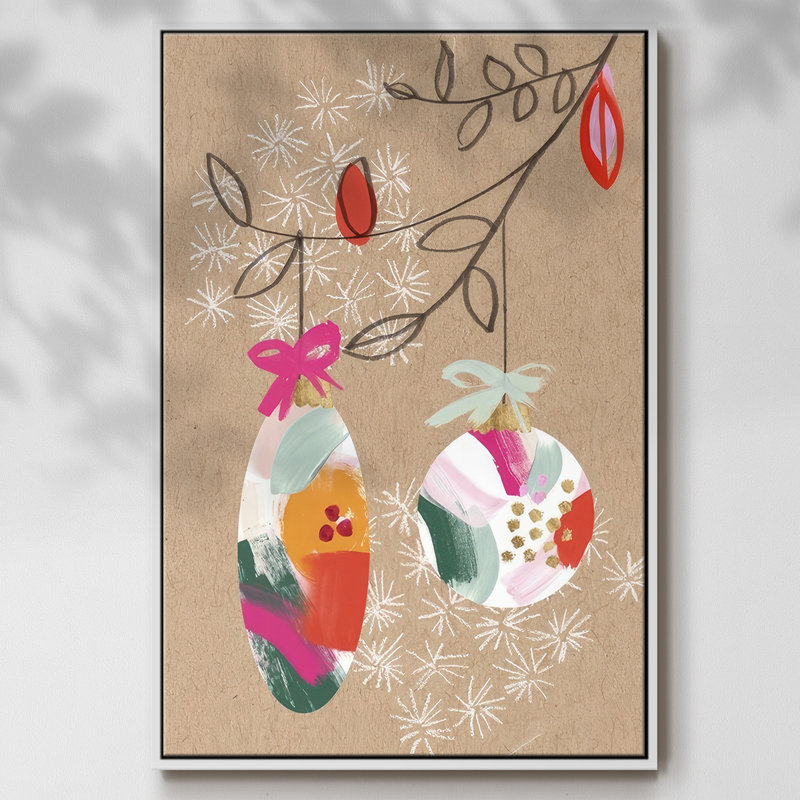 Crafty Christmas Collection B, H 25 po x l 17 po x P 1,5 po, Blanc