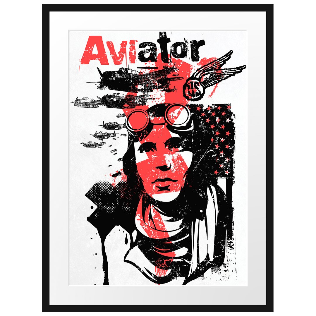 Gerahmtes Poster Aviator Light