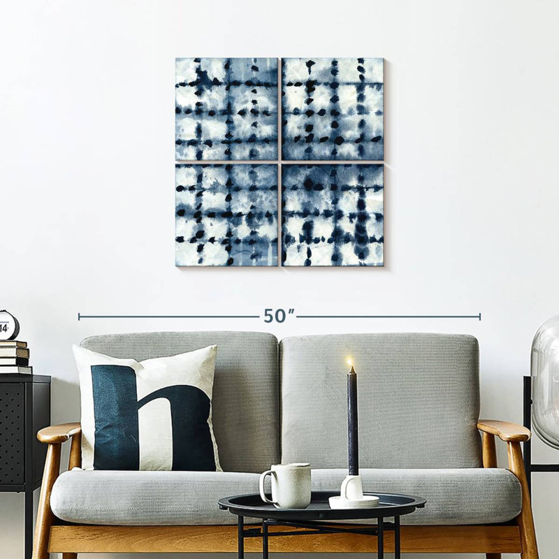 Avery Shibori Patchwork, 26" H x 26" W