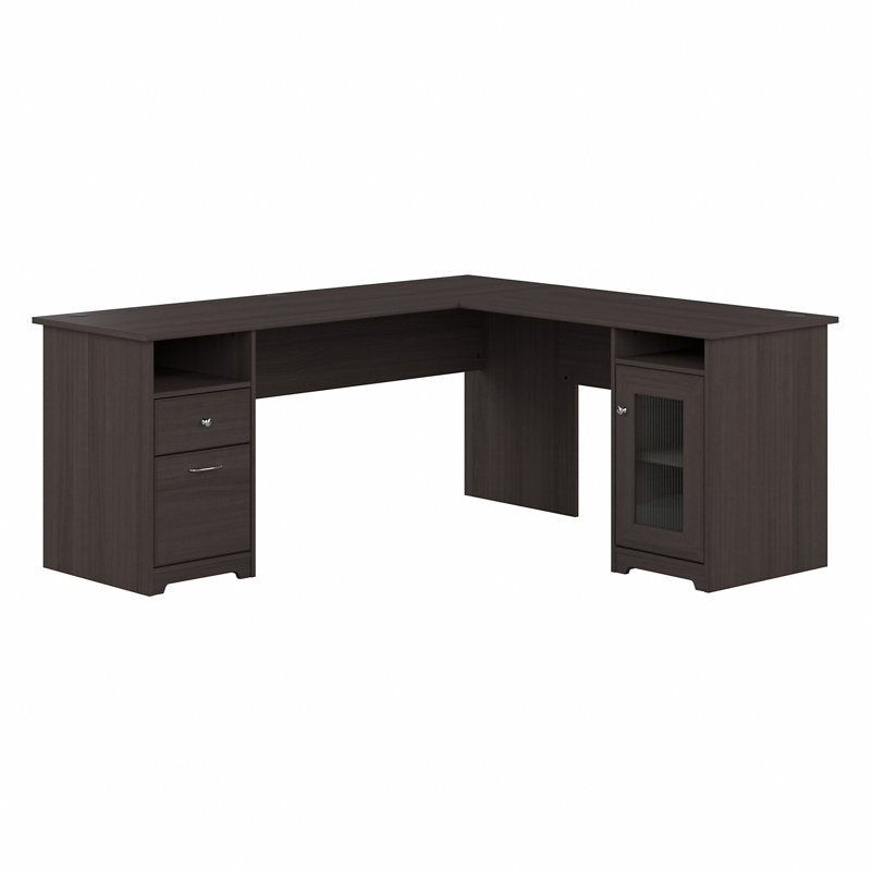 Paelynn 72'' Desk, 30" H x 71.69" W x 68.5" D, Heather Gray