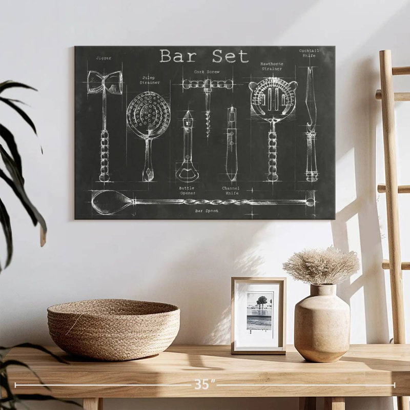 Bar Set, 16" H x 24" W