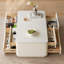 Table basse moderne en ardoise blanche
