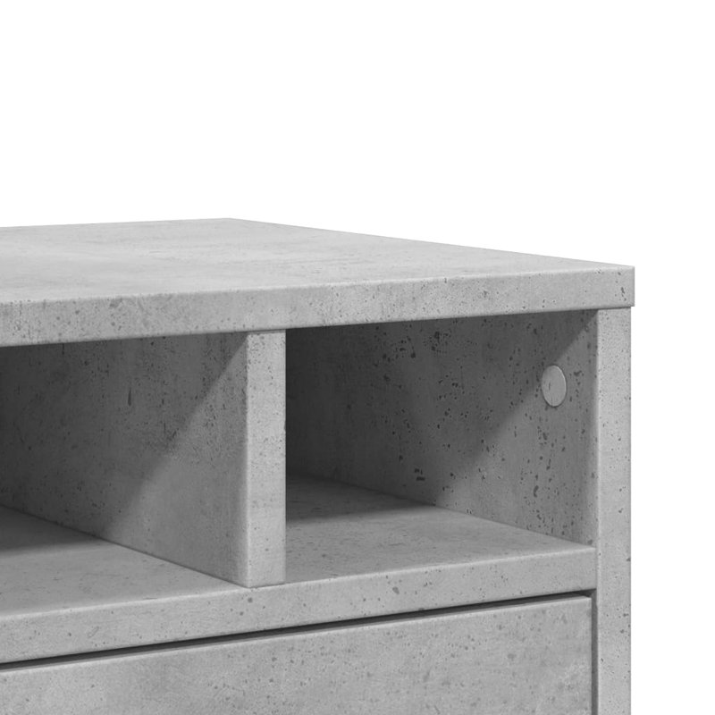 22.5cm H x 40cm W Printer Stand, Concrete Grey