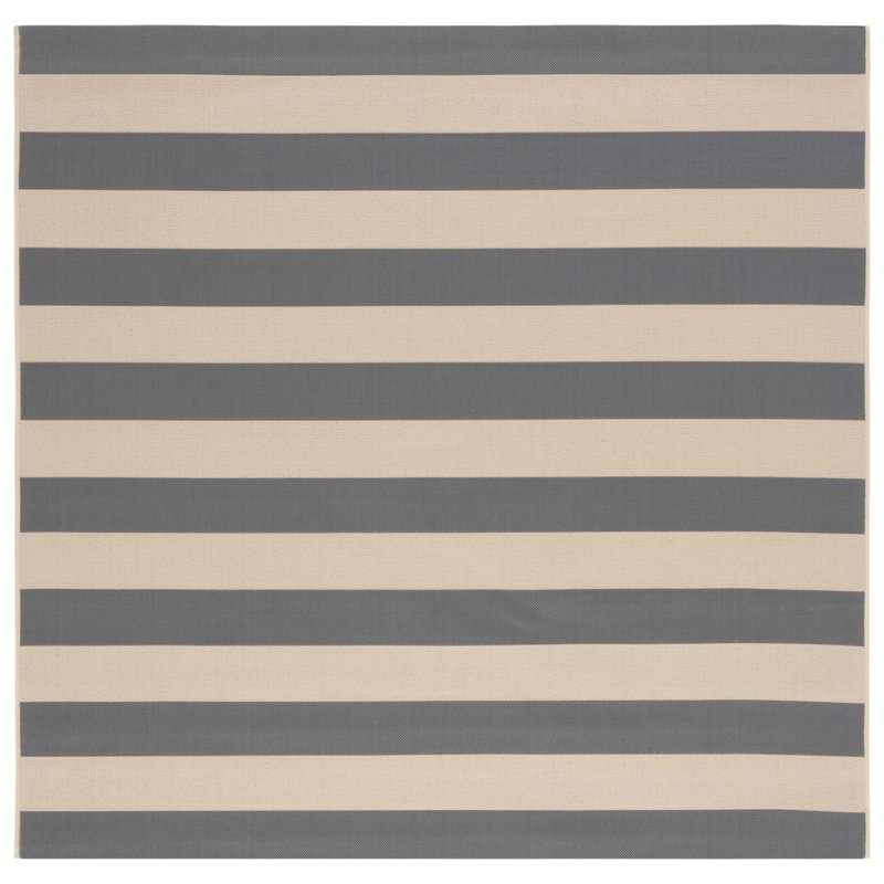 Tapis d'intérieur / extérieur à rayures Durain Performance, Carré 6 pi 7 po