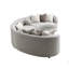 Boucle Sectional Sofa W/9 Pillows
