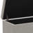 Avalon 54"W Upholstered Storage Ottoman Bench with Interior Storage and Safety Hinges-581653898