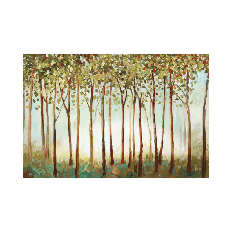 Riverside Forest II by Allison Pearce - Wrapped Canvas Painting, 20.32 cm H x 30.48 cm W
