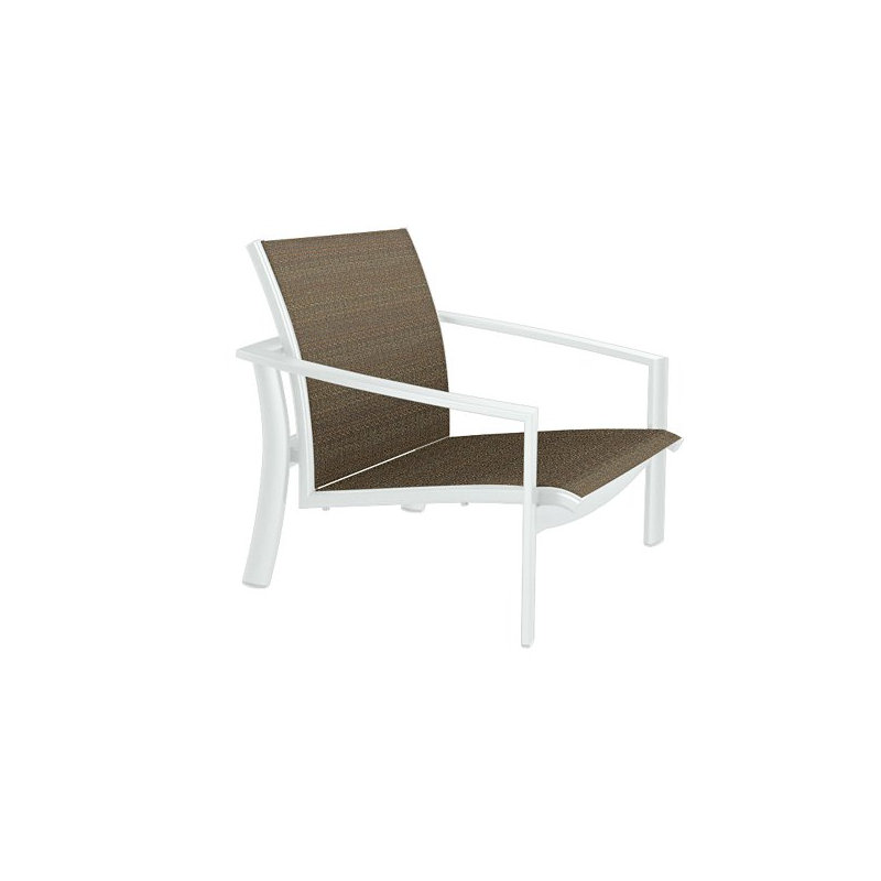 Kor Outdoor Lounge Chair, Snow, Bogota