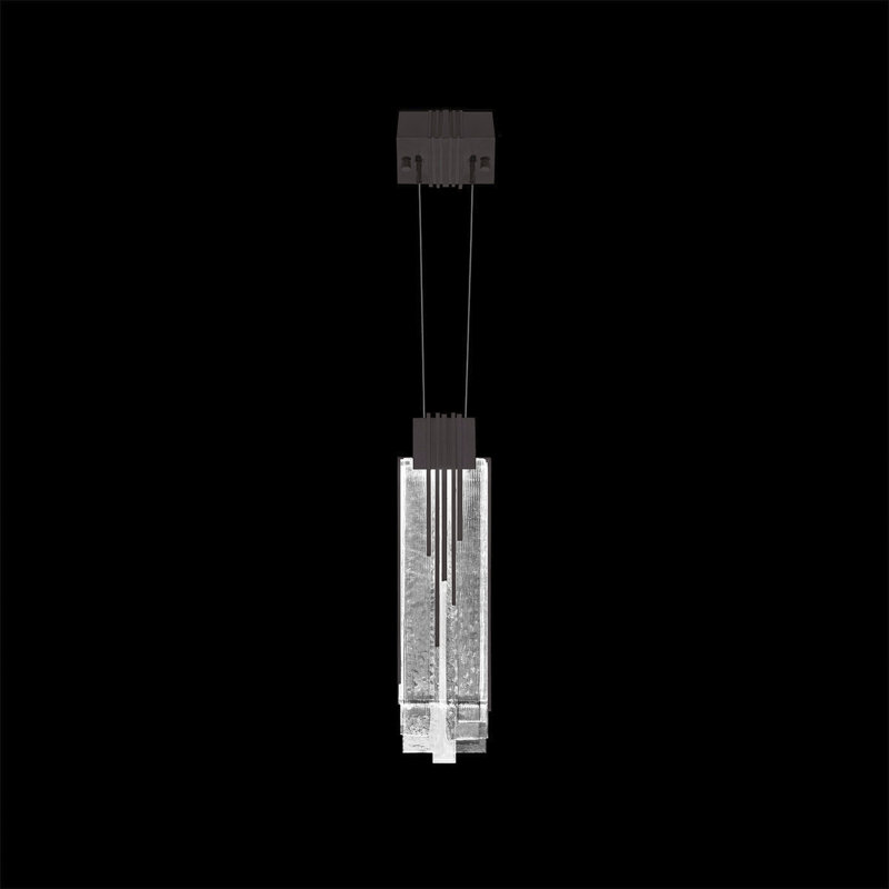 Arpeggio 1 - Light LED Pendant, Clear Glass, Black