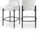 Brixen Upholstered Counter Stool with Metal Frame