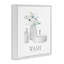 «Fresh Bathroom Sink Botanicals», art giclée encadré, design par lettré et doublé-114293908-114293909