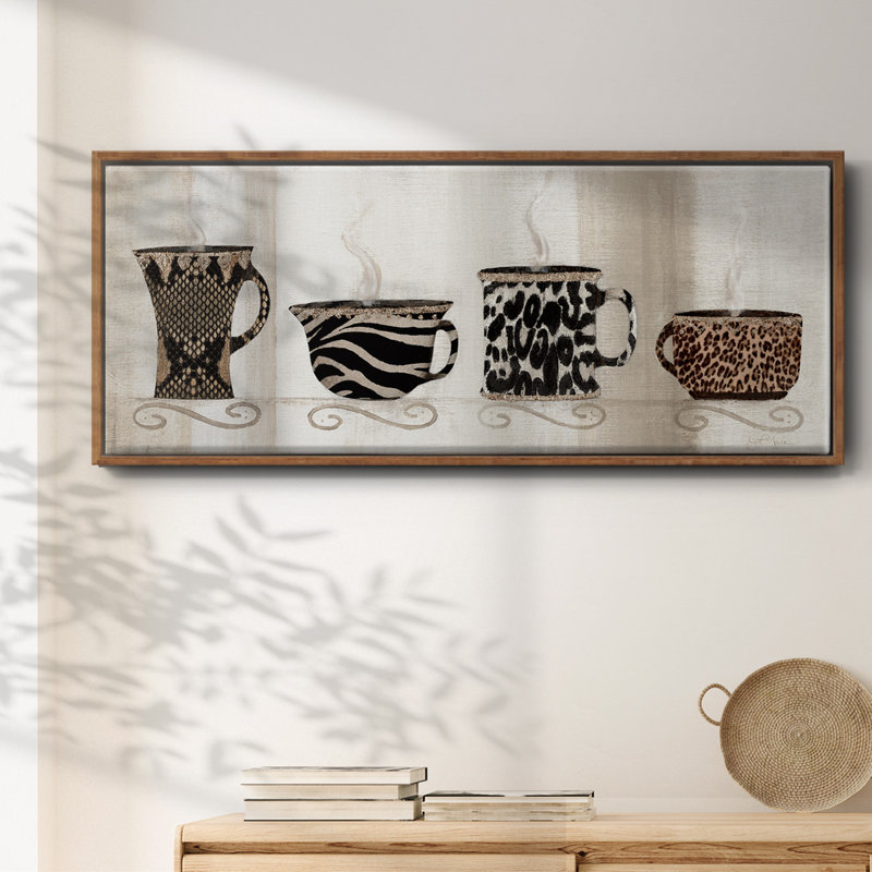 Coffee Skins II- Framed Canvas