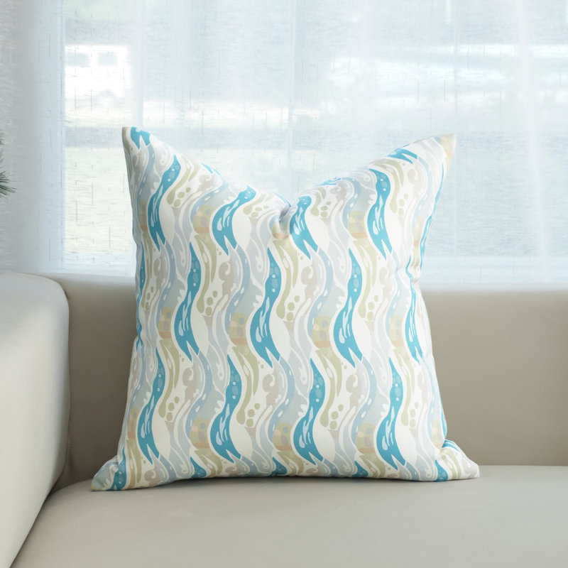 Housses de coussin d'extérieur en polyester à motif résistant aux intempéries, coussins décoratifs et housses de coussin Fab Fabine