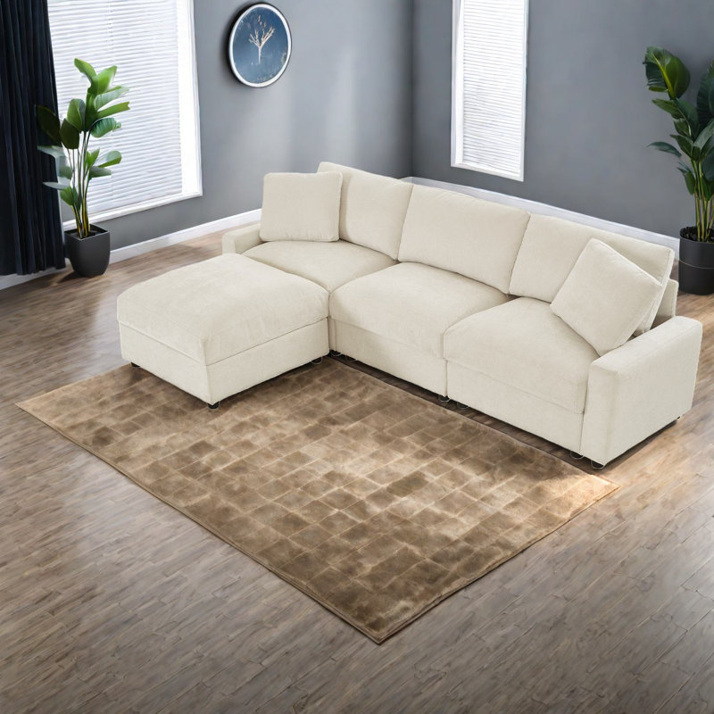 Modulaires modulaires peu encombrants, polyester durable de style moderne pour une maison confortable