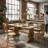 Oaklyn Traditional 70.8" Solid wood Dining Table-818858656