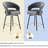 Roellig Swivel Upholstered Bar Stool with Metal Frame-1474040079