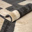 Tapis noir à motif de blocs modernes Abani Rugs-538769977