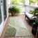 Chrisa Washable Abstract Indoor / Outdoor Rug