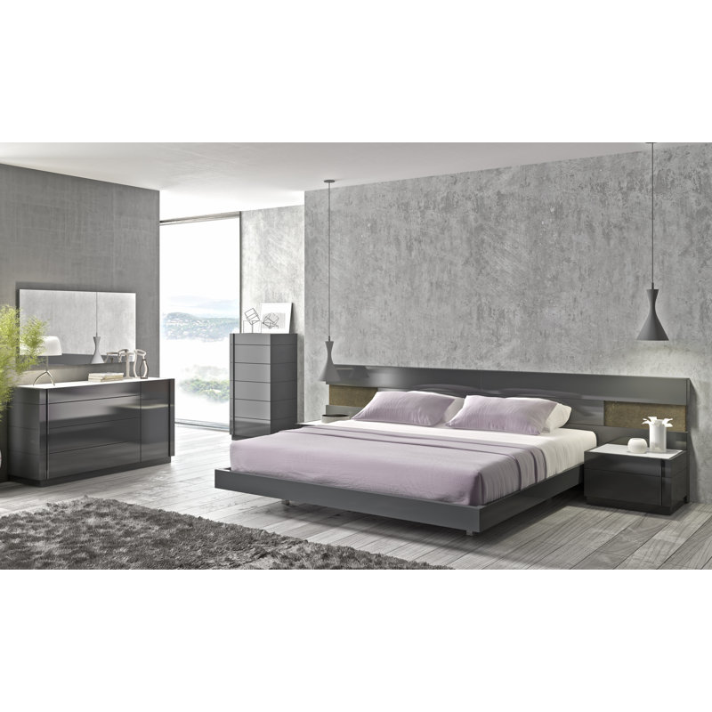 Aimee-Rose Platform Bed, King