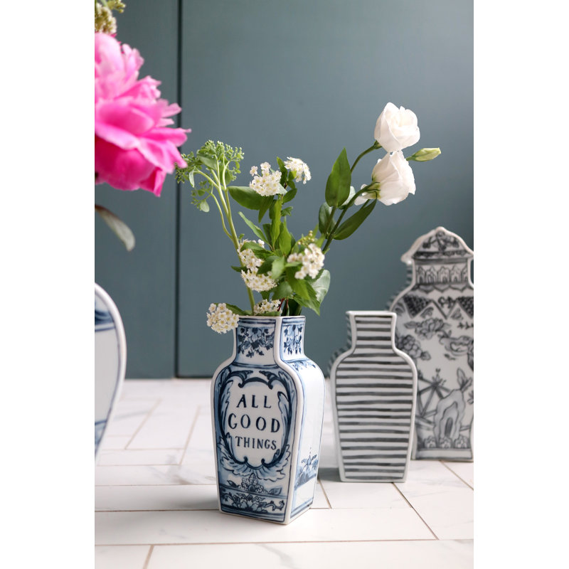 Vase de table en céramique / porcelaine