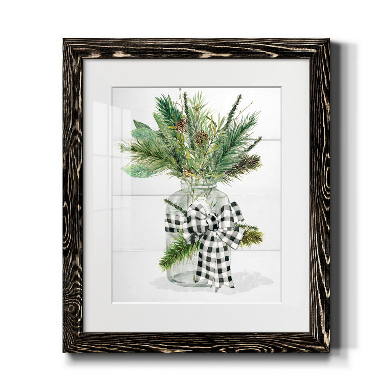 Evergreen - Imprimé, Noir, H 20 po x l 17 po x P 1,5 po