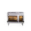 ILVE Nostalgie II, cuisinière à double combustible de 48 po, 8 brûleurs, plaque chauffante-812063141-812063066