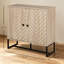 Buffet moderne Annibale avec portes et tablette de rangement