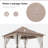 LAUSAINT HOME Outdoor Patio Gazebo 10'x10'-101335339
