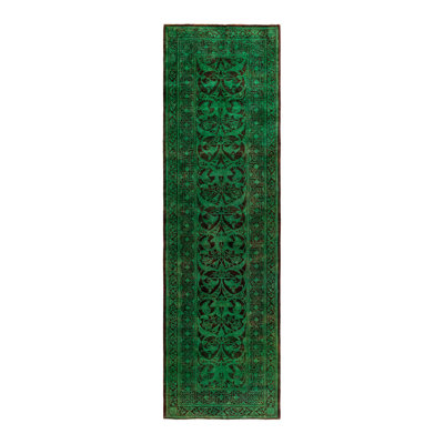 Overyed One-of-a-Kind Runner 2'6" X 8'9" Hand Knotted Area Rug