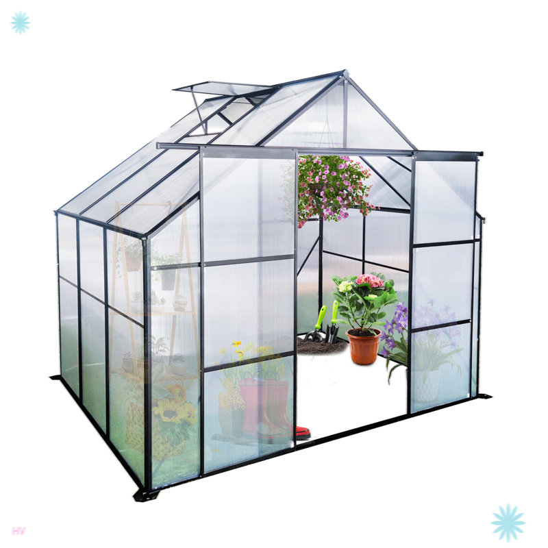 8' W x 6' D Greenhouse