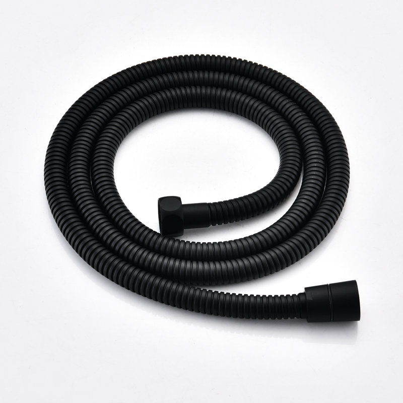 Ceiling Mounted Shower System Matte Black - Handheld & 16" Head Kink Extra Long Hose, High Long-Lasting Build For Continued Use,